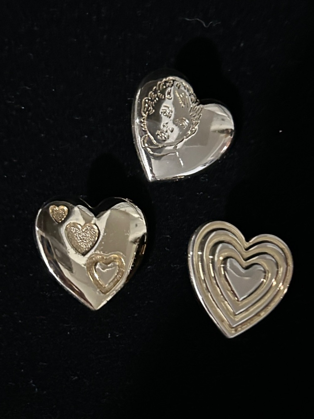 3 items for $30 Vtg The Variety Heart Shape Gold Tone Brooch 1997